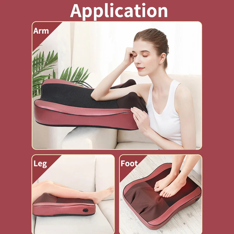 Multifunctional Neck and Shoulder Massage Cushion