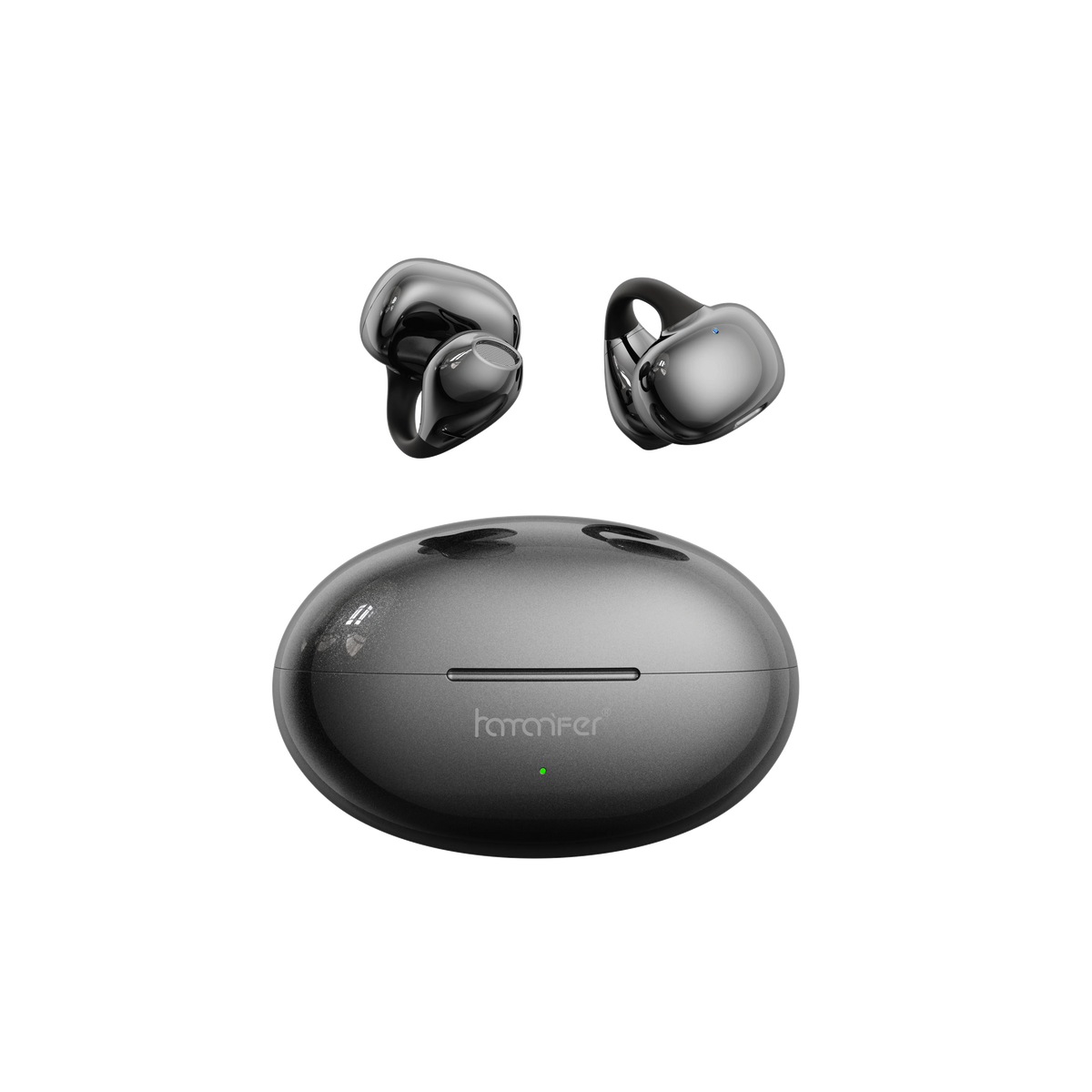 Black Wireless Ear Hook Headset with Noise Cancelling