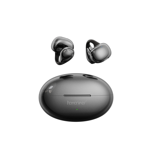 Black Wireless Ear Hook Headset with Noise Cancelling
