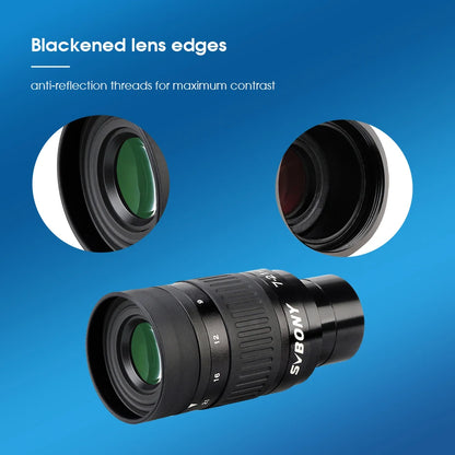 SV135 1.25" FMC Zoom Lens Telescope Accessory 3 Pack