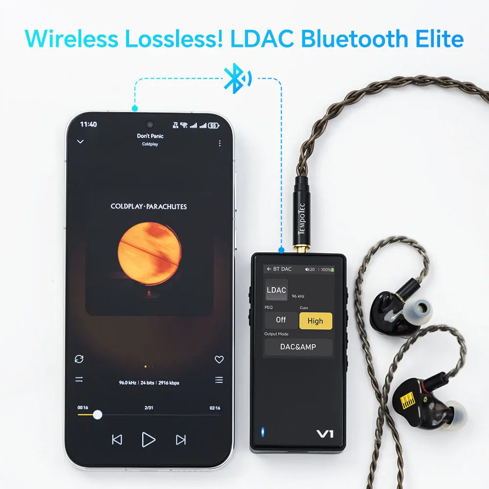HiFi Music Player with PEQ and USB DAC Support