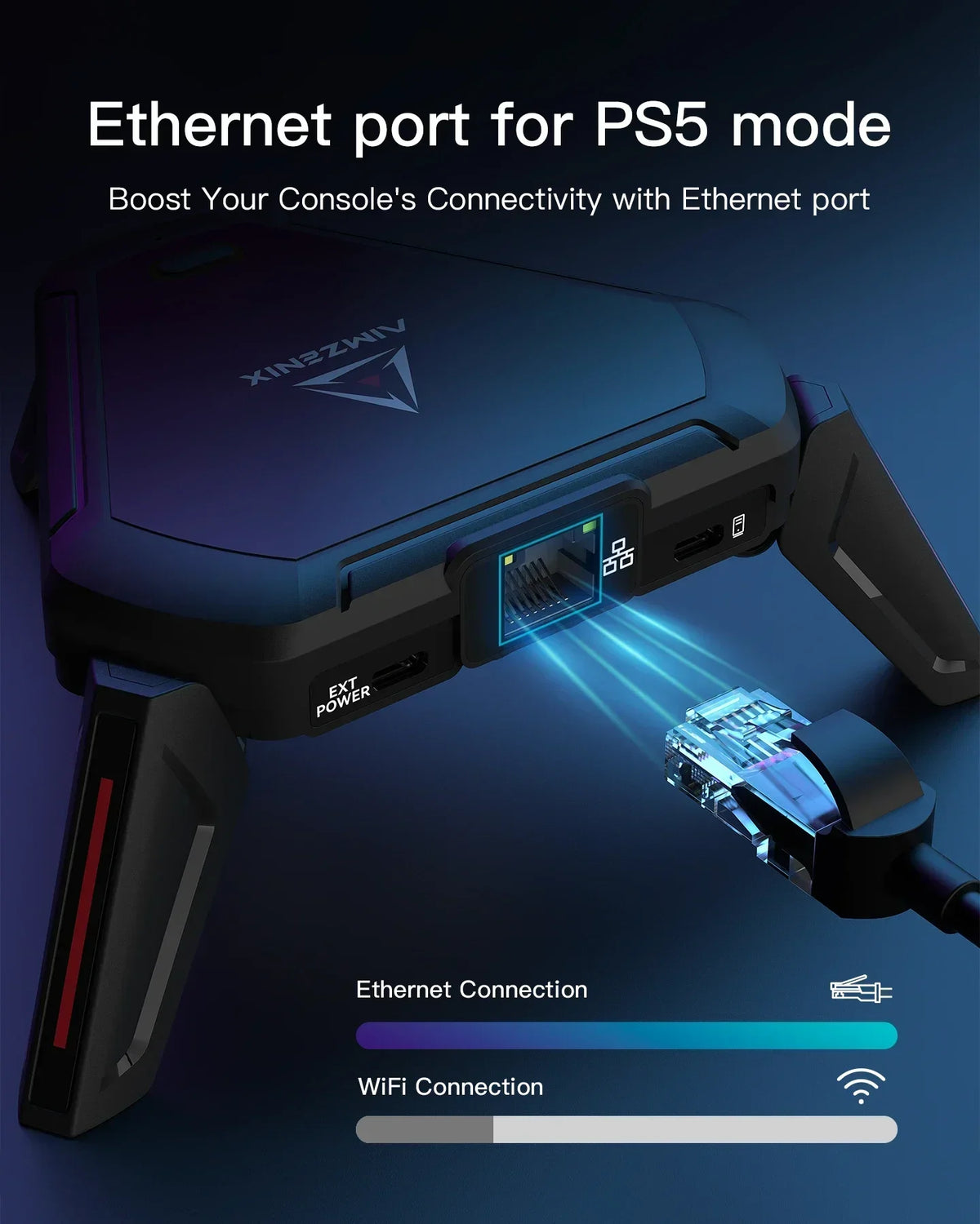 Remote Adapter Game Wireless Game Adapter for Console with Keyboard Mouse Support ...