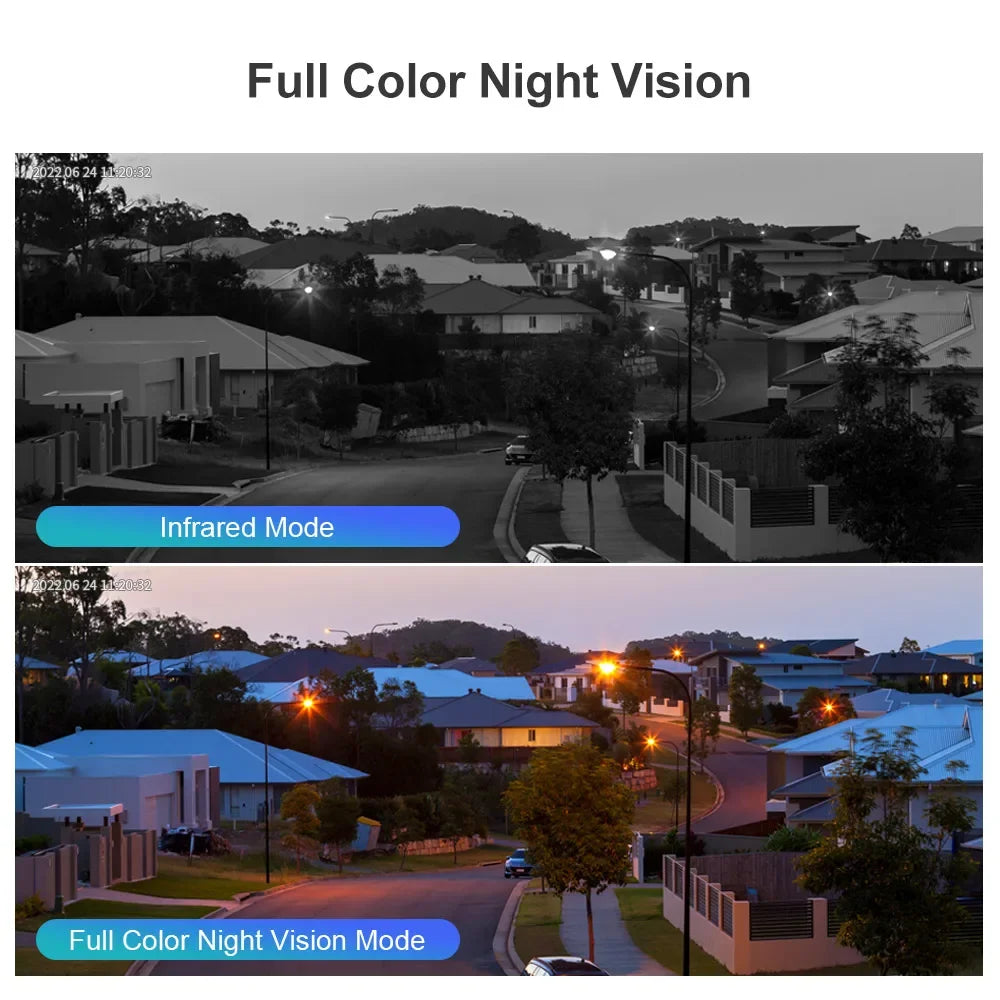 10K Outdoor WiFi Camera 20x Zoom 128GB Storage