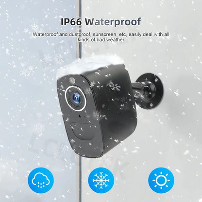4MP 4G Smart Outdoor Surveillance Camera with 128GB Card