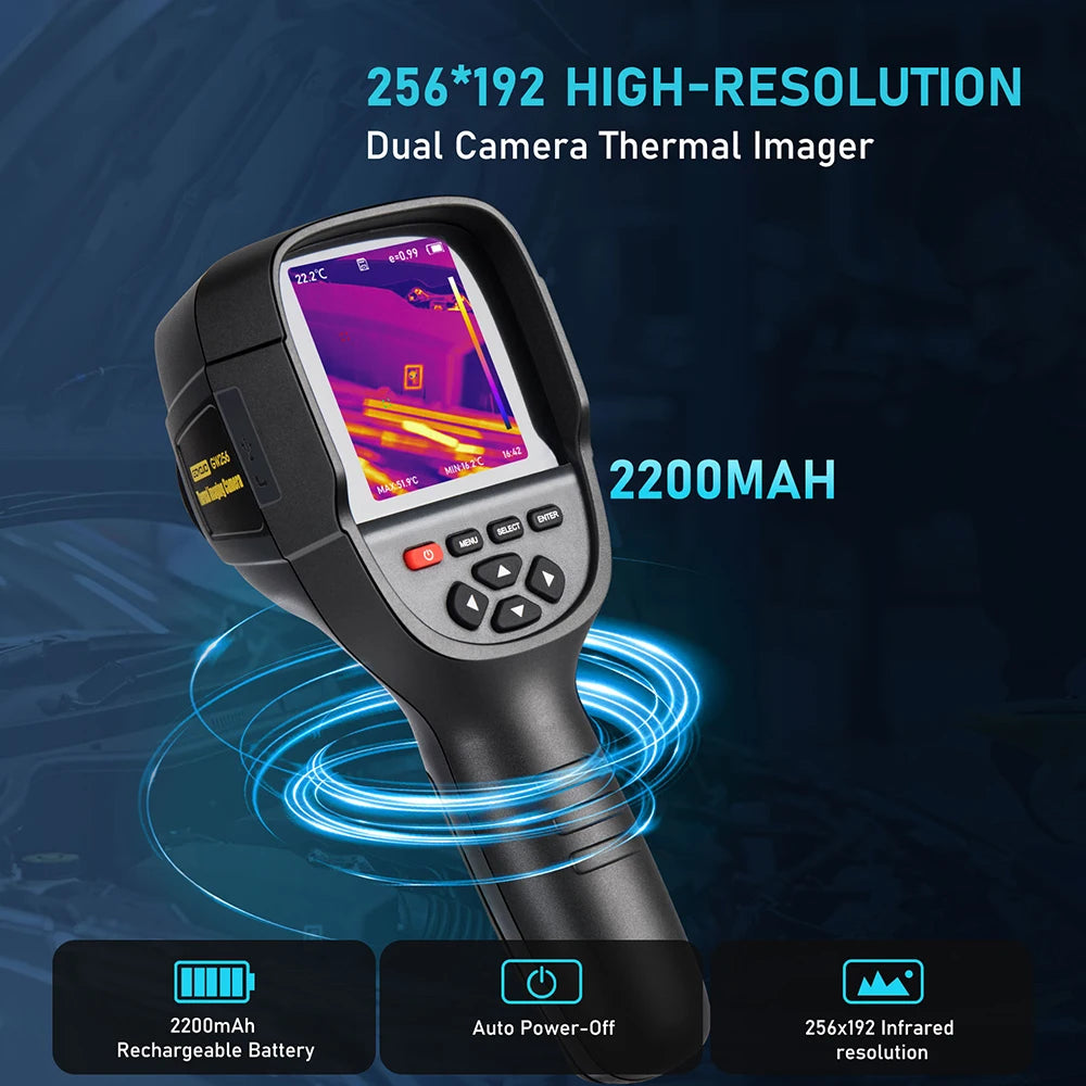 Handheld Thermal Camera 256×192 for Electrical Inspections