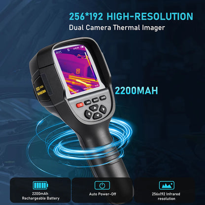 Handheld Thermal Camera 256×192 for Electrical Inspections