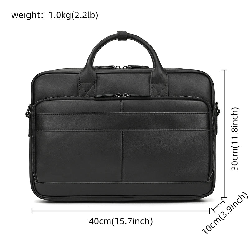 Dark Brown Professional Laptop and Document Bag