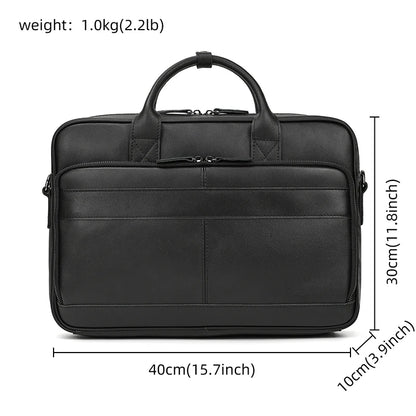 Dark Brown Professional Laptop and Document Bag