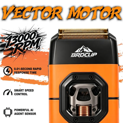 Rechargeable Hair Trimmer 13000RPM Professional Beard Clipper