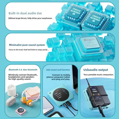 Hi-Res Bluetooth WiFi Portable Disc Music Player