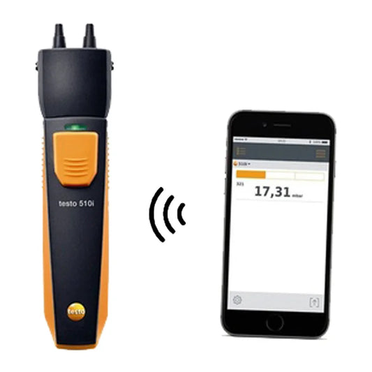 Differential Pressure Measuring Instrument with Smartphone Operation