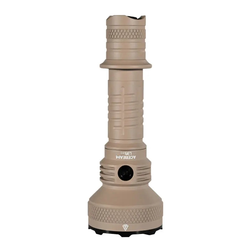 Super Bright LED Flashlight 650M Range Desert