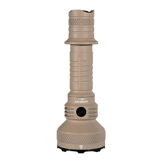 Super Bright LED Flashlight 650M Range Desert