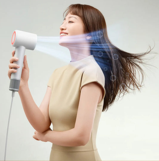 Professional 1600W Fast Drying Hair Dryer with Ionic Care
