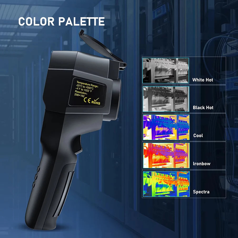 Handheld Thermal Camera 256×192 for Electrical Inspections