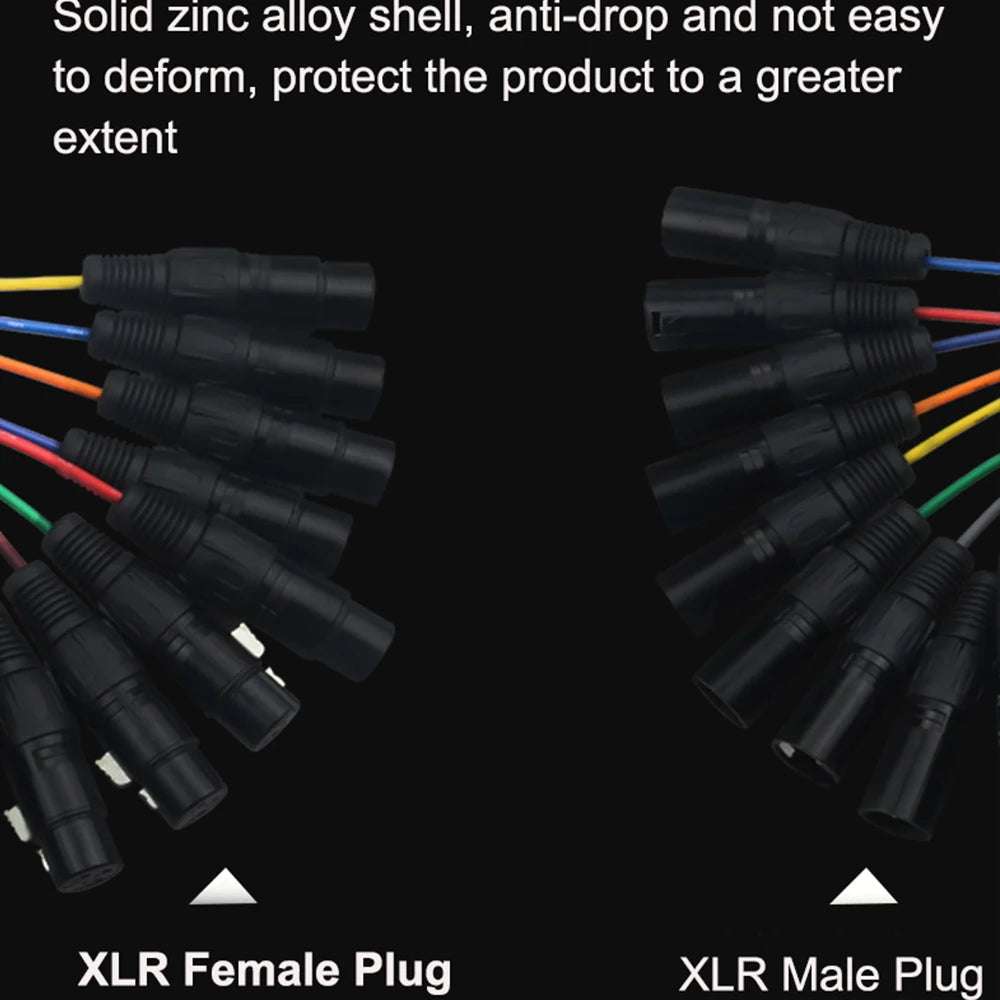 8-Channel XLR Snake Cable Male to Female 5m