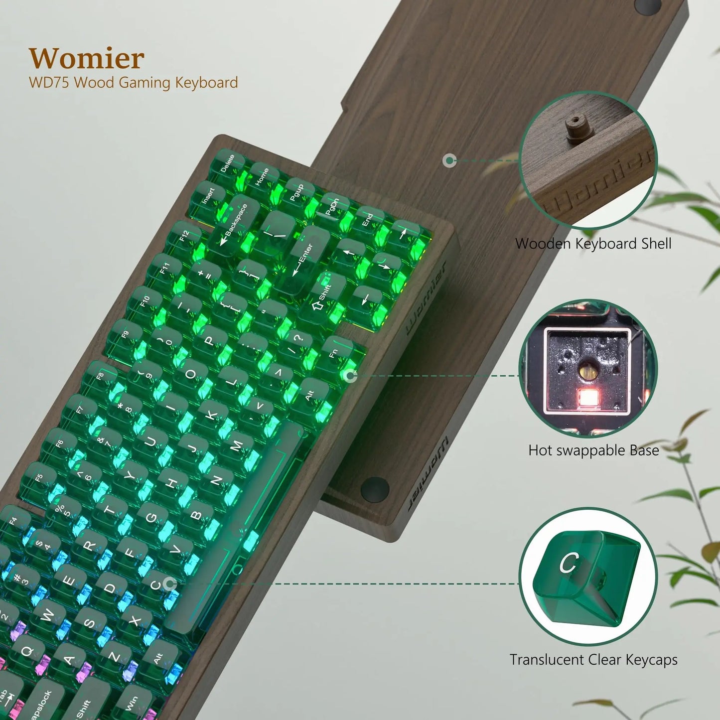 Barebone 75% Mechanical Keyboard Hot-Swap Kit