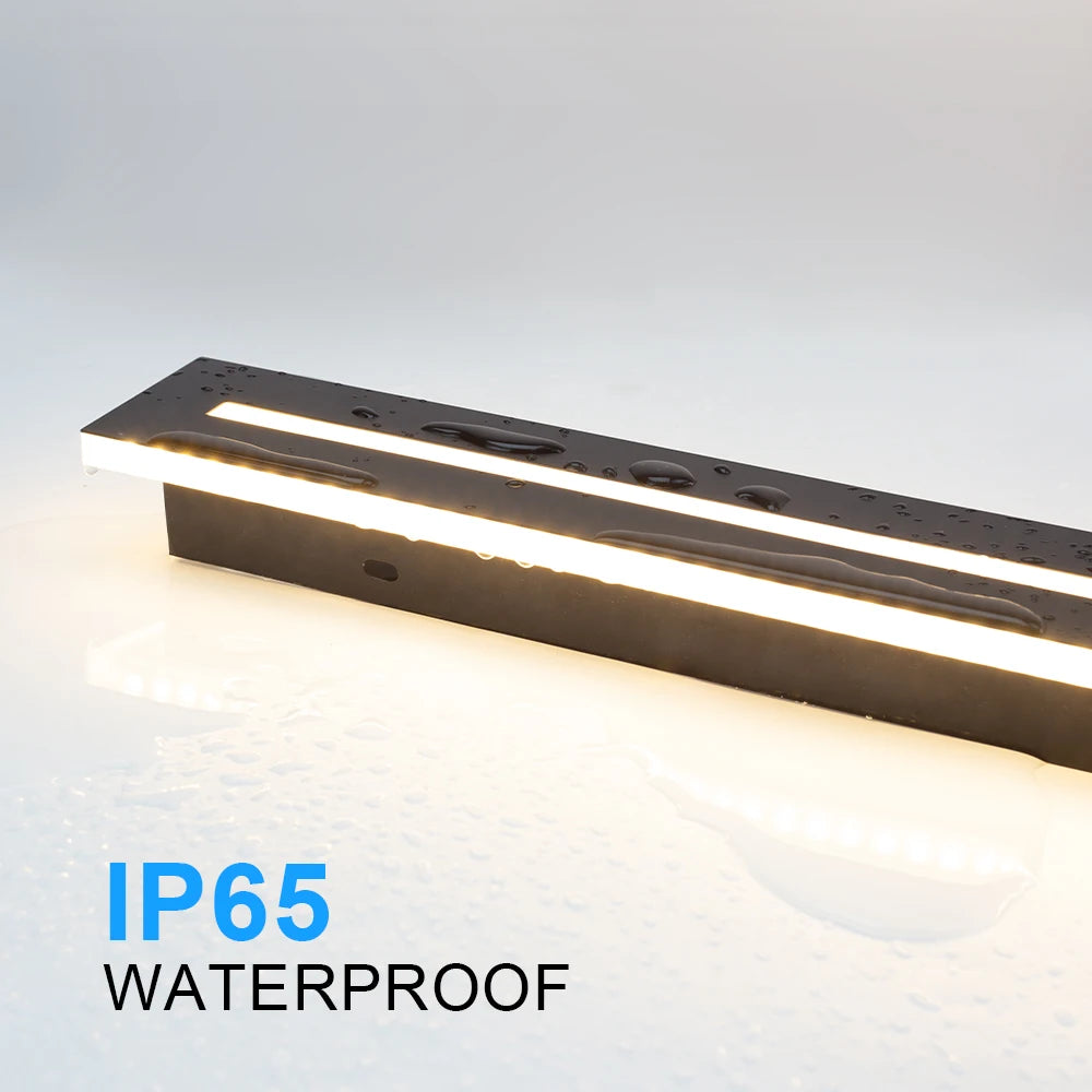 Cold White 120 cm LED Wall Sconce Outdoor 48 W Waterproof