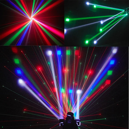 48W LED Moving Head Light with Beam Laser Strobe