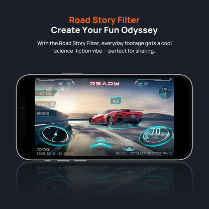 4K UHD Car Dash Cam Front Rear 64GB
