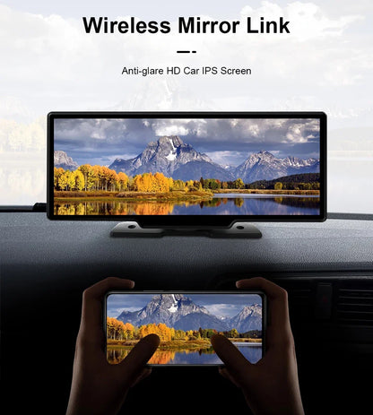 10.26 Inch 4K Dash Cam Rear Camera 64G