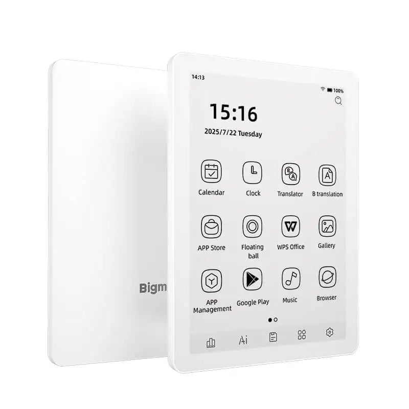 6 Inch E-Ink E-Reader 32GB Android 14 Adjustable Frontlight