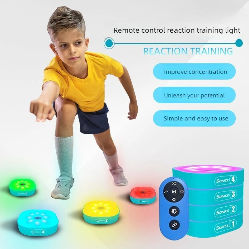 Multicolor 6-Light Reaction Training System Sports