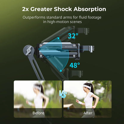 Handheld Shock Absorber Arm for Pocket Cameras