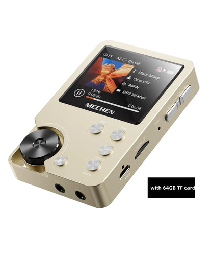 Portable HiFi MP3 Player 64GB Storage Lossless Audio