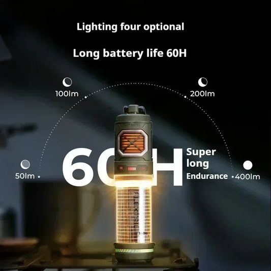 Compact Outdoor 2-in-1 Mosquito Repeller Lamp
