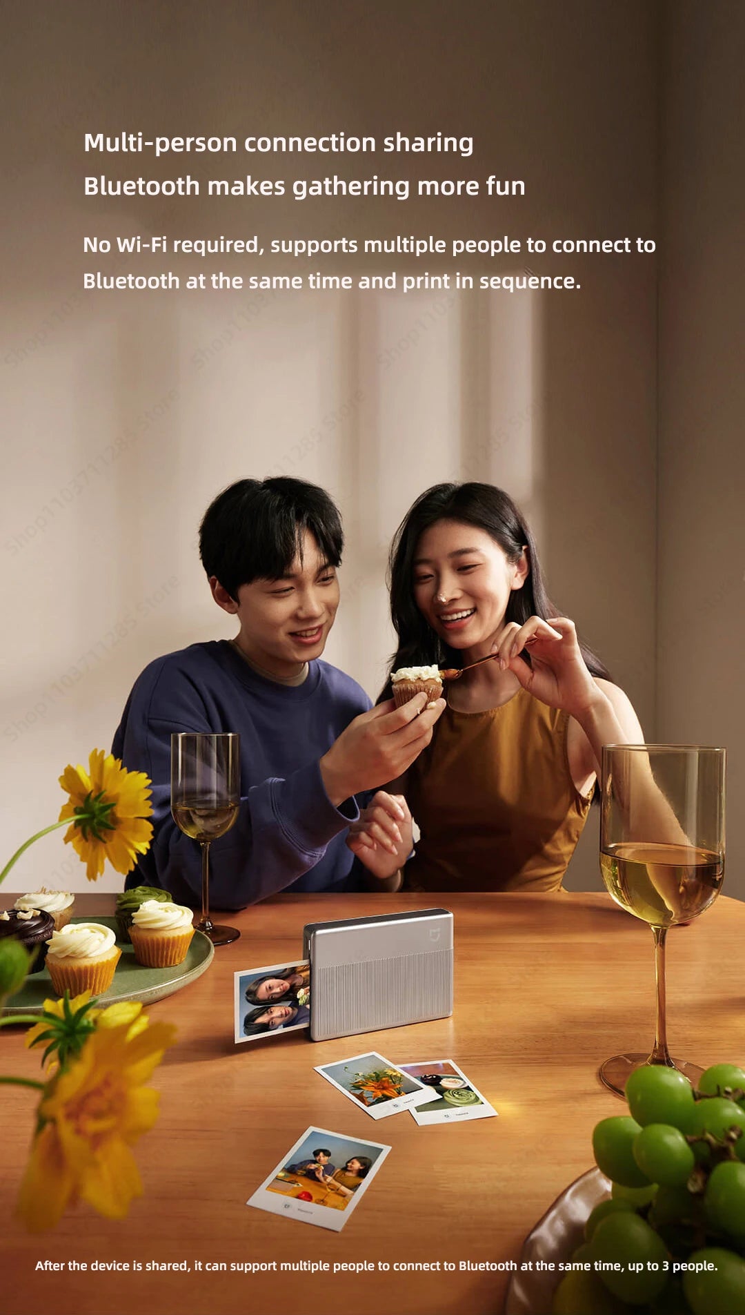 Xiaomi Mijia Pocket AR Photo Printer Plus 50 Adhesive ZINK Sheets
