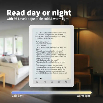 6 Inch E-Ink E-Reader 32GB Android 14 Adjustable Frontlight