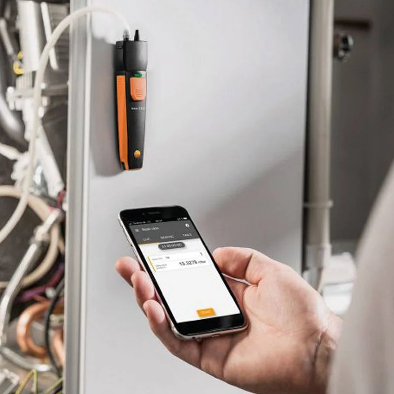 Differential Pressure Measuring Instrument with Smartphone Operation