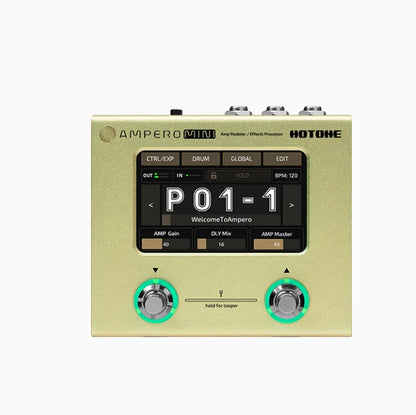 Ultra Compact Guitar Amp Modeler and Effects Processor Yellow