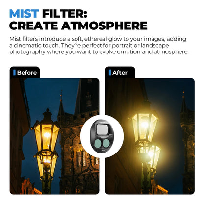 Drone Lens Filter Kit 4 Pack ND CPL Mist Filters