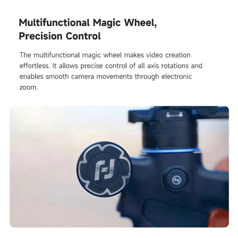 3-Axis AI Gimbal Stabilizer 2kg Payload Smartphone Camera