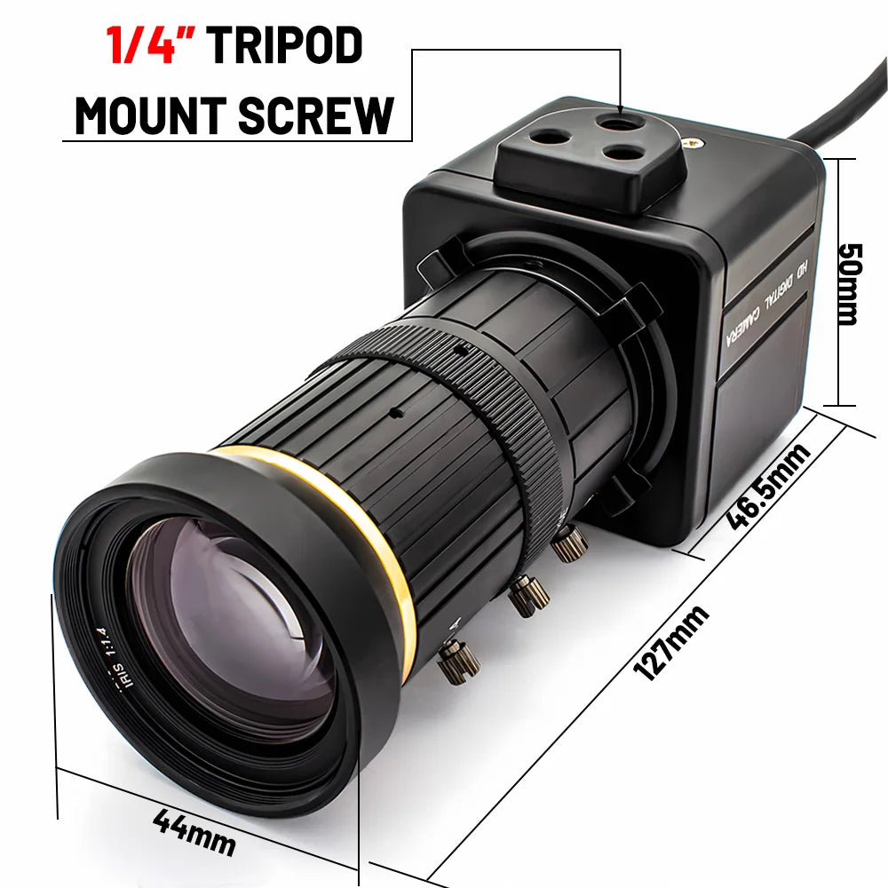 8MP IP Security Camera 10X Zoom 5-50mm PoE