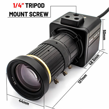 8MP IP Security Camera 10X Zoom 5-50mm PoE