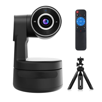 AI 4K Digital Zoom Webcam No Auto Track