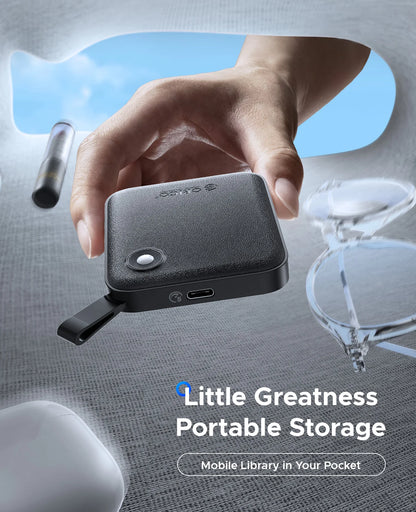 Black 2TB External Solid State Drive Fast Transfer