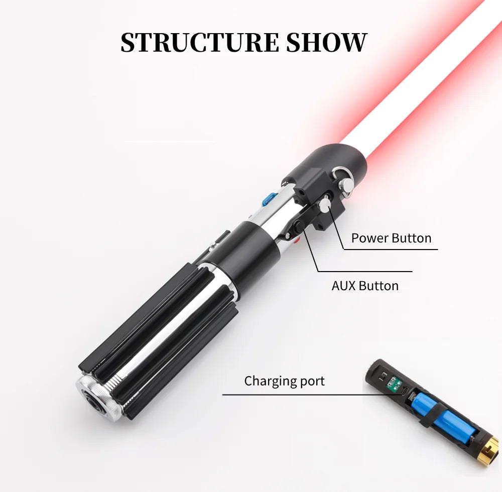 Super RGB Combat Lightsaber Pixel Blade FX Duel Saber