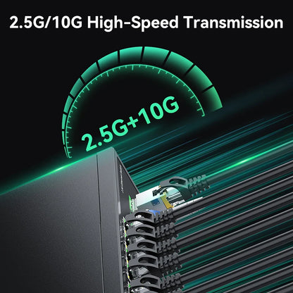 16 Port 2.5G Ethernet Switch with Dual 10G SFP Uplink