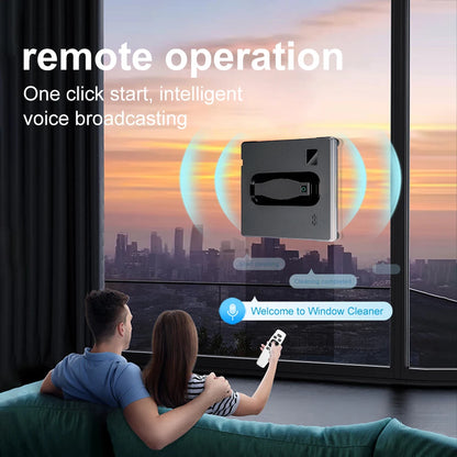 Smart Window Cleaning Robot with Dual Water Spray