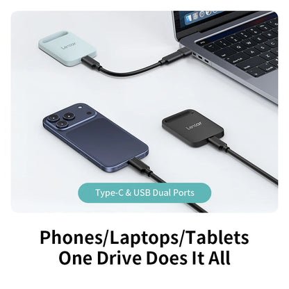 Portable 1TB External SSD USB 3.2 Type-C Drive
