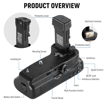 Professional Camera Grip Handle for Canon R5 R6 R6II