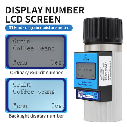 Smart Grain Moisture Meter for 37 Types of Seeds