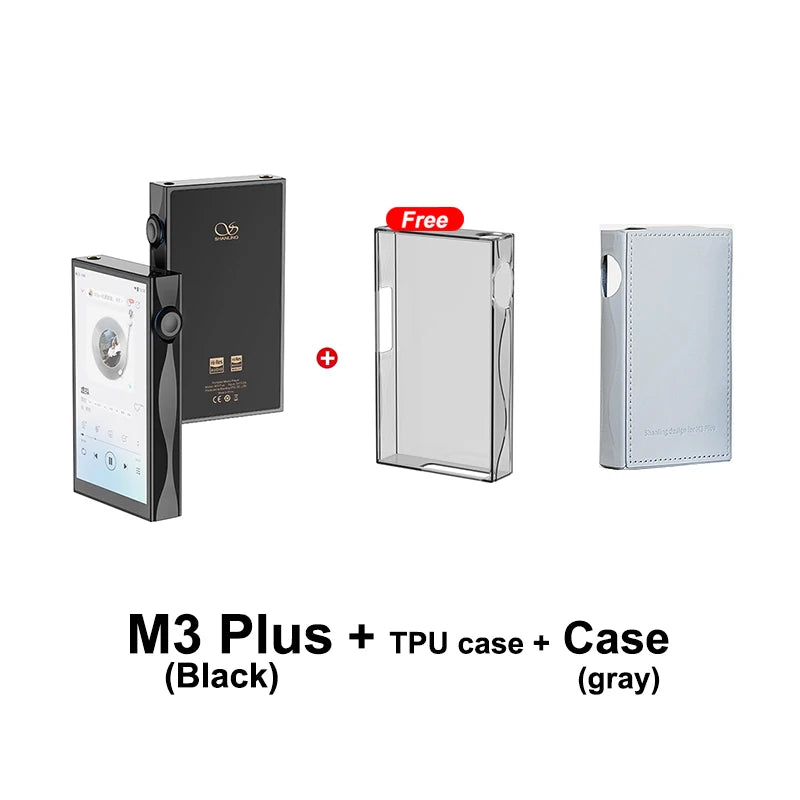 Portable HiFi Music Player Android Bluetooth LDAC Black
