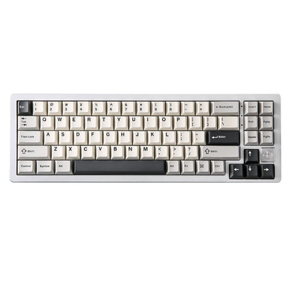Compact Mechanical Gaming Keyboard 71-Key Silver Linear