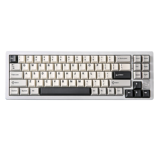 Compact Mechanical Gaming Keyboard 71-Key Silver Linear