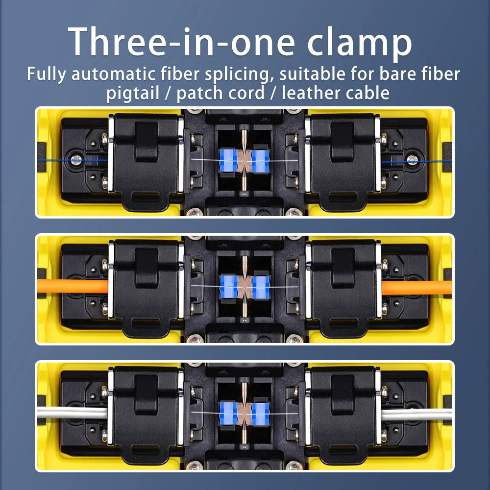 Yellow Hot Melt Fusion Splicer for Fiber Cables